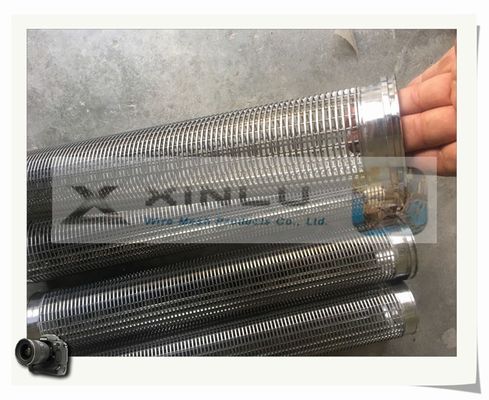 114mm het Scherm van de Wigdraad leidt allen door buizen laste 304 Anticorrosieve Roestvrij staalpijp