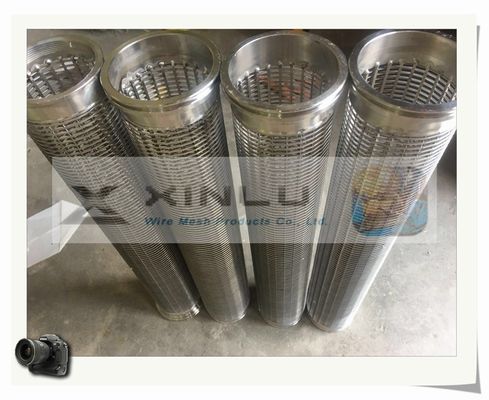 114mm het Scherm van de Wigdraad leidt allen door buizen laste 304 Anticorrosieve Roestvrij staalpijp
