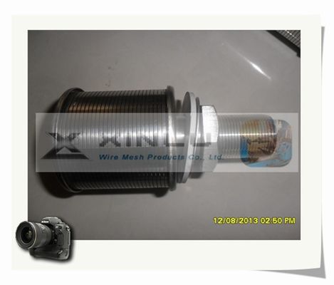 1.5 Ton Sand Water Filter Nozzles-de Draad verpakte 0.2mm Groef 57mm DN