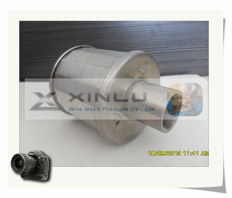 Van het het Schermwater van de wigdraad van de de Behandelingsfilter Pijp 148mm Ingepaste het Wijfje van SS316L BSPT