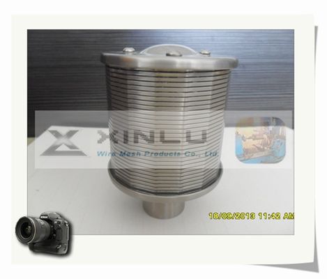 Van het het Schermwater van de wigdraad van de de Behandelingsfilter Pijp 148mm Ingepaste het Wijfje van SS316L BSPT