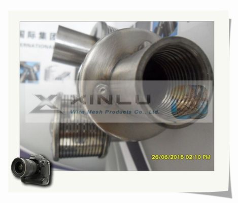Van het het Schermwater van de wigdraad van de de Behandelingsfilter Pijp 148mm Ingepaste het Wijfje van SS316L BSPT