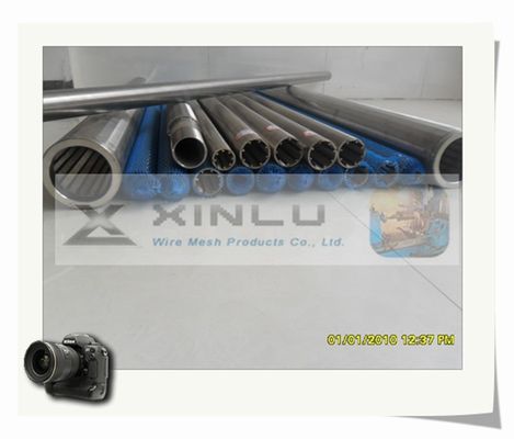 0.05mm Groef V het Draadscherm leidt Geen Belemmerende Filter van het Wigscherm 6000mm Lengte door buizen