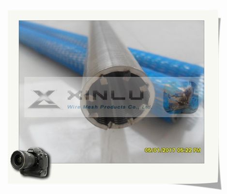 Antiroest Ononderbroken Ingelaste het Staalbuis van Johnson Wedge Wire Screen Pipe