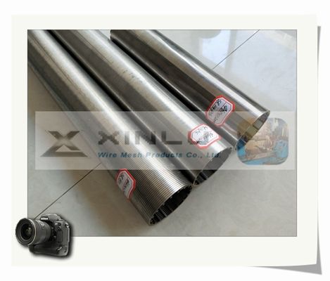 114mm het Scherm van de Wigdraad leidt allen door buizen laste 304 Anticorrosieve Roestvrij staalpijp