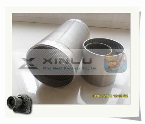 114mm het Scherm van de Wigdraad leidt allen door buizen laste 304 Anticorrosieve Roestvrij staalpijp
