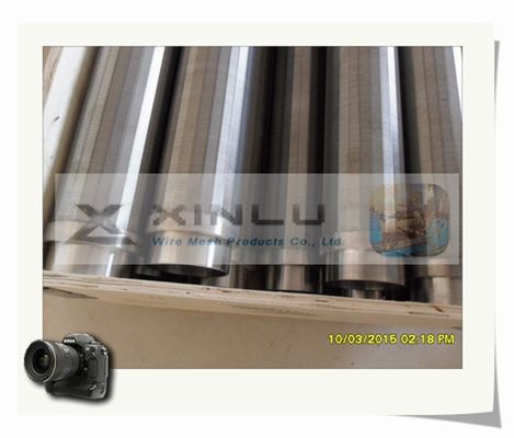 De Ingepaste Pijp van Johnson Rust Resistant Pipe SS321 316 Roestvrij staal voor Pompfilter