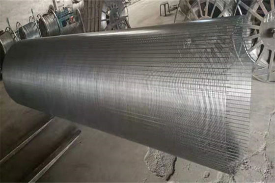 Het oppoetsende Scherm van de Waterfilter schakelt 2,8 - 6mm de Zeef van de Wigdraad in