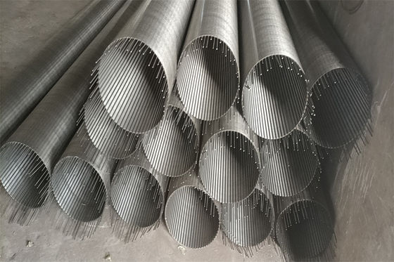 Het oppoetsende Scherm van de Waterfilter schakelt 2,8 - 6mm de Zeef van de Wigdraad in
