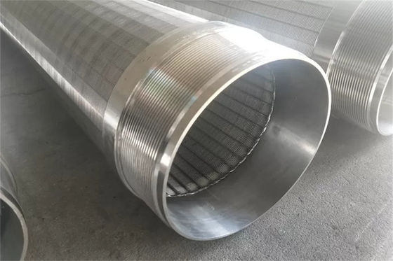 Het oppoetsende Scherm van de Waterfilter schakelt 2,8 - 6mm de Zeef van de Wigdraad in