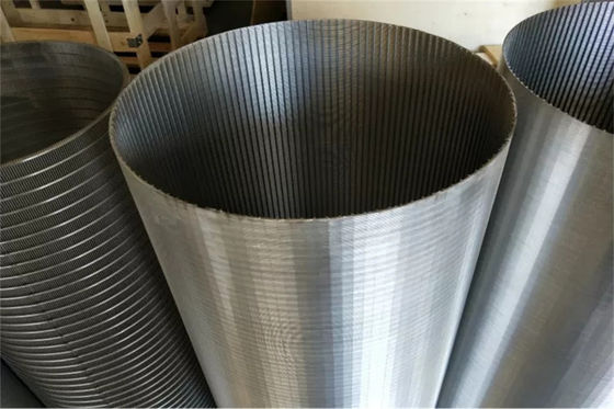 Het oppoetsende Scherm van de Waterfilter schakelt 2,8 - 6mm de Zeef van de Wigdraad in