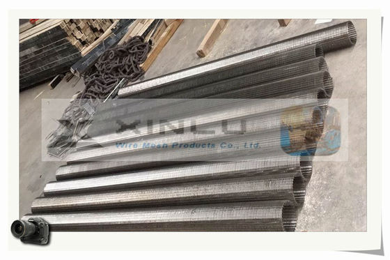 Van de het Waterput van de zandcontrole Filter 168mm de Buis van het het Roestvrije staalscherm van 304L 321