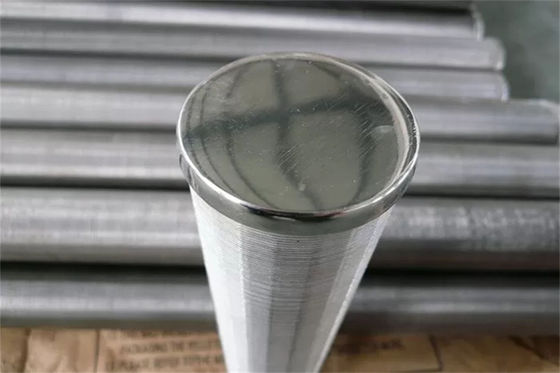 De hittebestendige Draad Verpakte Schermen SS304 100mm - 6000mm de Leveringspijp van het Lengte Bronwater