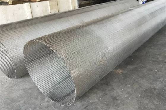Draad Verpakt Johnson Well Screens SS304 375mm Diameter 2.95m Lengte