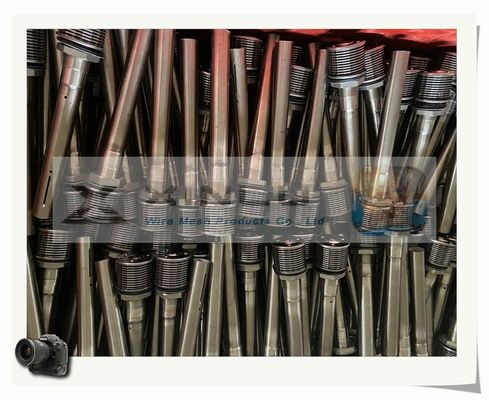 Van de het Waterfilter van het roestvrij staalscherm Gekronkelde 0.1510mm de Stroomclassificatie van de Pijpendraad