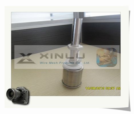Van de het Waterfilter van het roestvrij staalscherm Gekronkelde 0.1510mm de Stroomclassificatie van de Pijpendraad