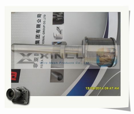Van de het Waterfilter van het roestvrij staalscherm Gekronkelde 0.1510mm de Stroomclassificatie van de Pijpendraad
