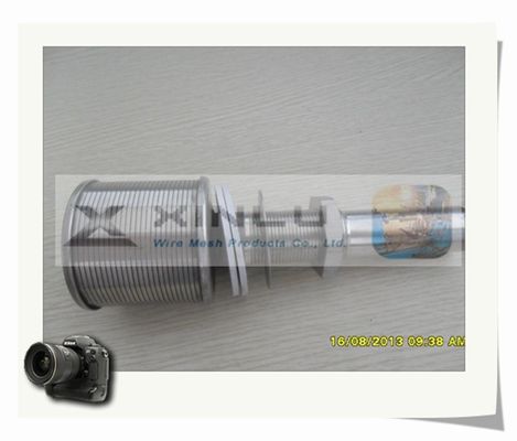 Van de het Waterfilter van het roestvrij staalscherm Gekronkelde 0.1510mm de Stroomclassificatie van de Pijpendraad