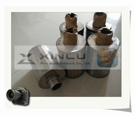 SS304 van de de Pijpeno.d 57mm Zeef van de waterfilter de Pijp van de de Wigdraad