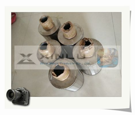 SS304 van de de Pijpeno.d 57mm Zeef van de waterfilter de Pijp van de de Wigdraad