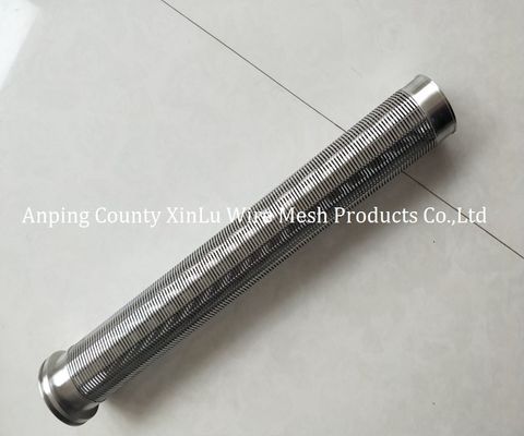 201 Geen magnetisch roestvrij staal Johnson type filter scherm voor waterput boren 4-400 mesh Mesh grootte