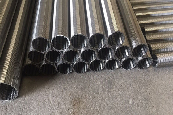 Waterput scherm van roestvrij staal Johnson-type filter scherm met draadverbinding