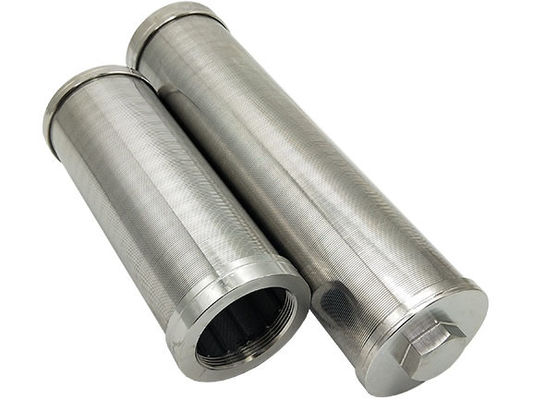 Waterput scherm van roestvrij staal Johnson-type filter scherm met draadverbinding