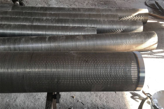 316 het Scherm van de Roestvrij staalfilter V-vormig Johnson Wedge Wire Screens Customized