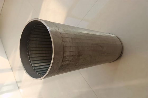 Roestvrij staal 304 Johnson Water Well Filter Screen 12-3/4" Vee Draad