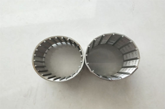 OD 100mm van de het Schermwaterzuiveringsinstallatie van de Roestvrij staalfilter het Scherm van de de Wigdraad