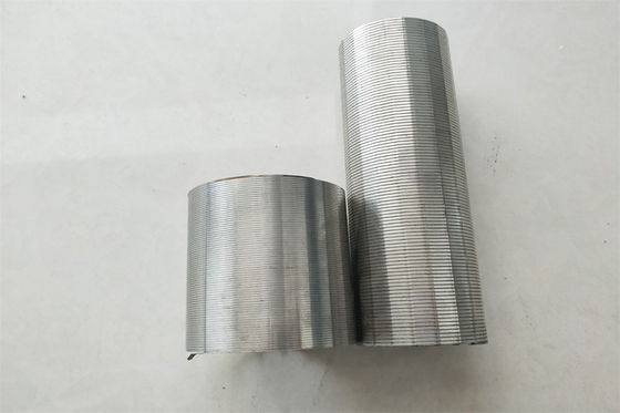 OD 100mm van de het Schermwaterzuiveringsinstallatie van de Roestvrij staalfilter het Scherm van de de Wigdraad