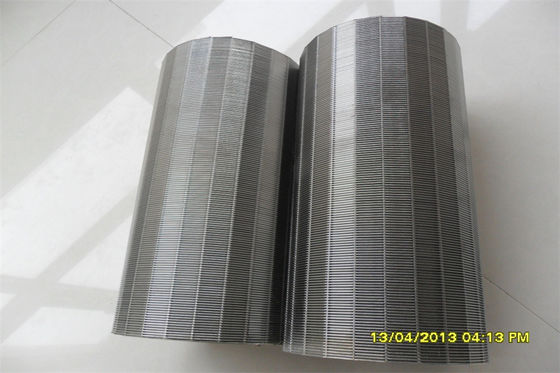 OD 100mm van de het Schermwaterzuiveringsinstallatie van de Roestvrij staalfilter het Scherm van de de Wigdraad