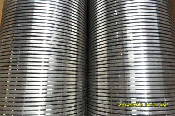 OD 100mm van de het Schermwaterzuiveringsinstallatie van de Roestvrij staalfilter het Scherm van de de Wigdraad