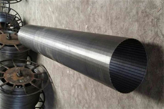 0.1mm het Ononderbroken Groefscherm 4m Lengte AISI 316 Johnson Well Screen