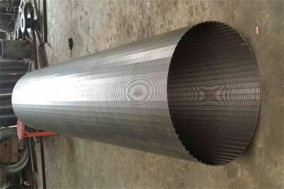 0.1mm het Ononderbroken Groefscherm 4m Lengte AISI 316 Johnson Well Screen