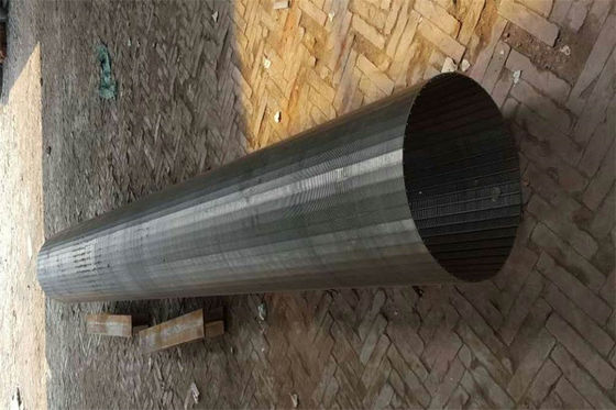 0.1mm het Ononderbroken Groefscherm 4m Lengte AISI 316 Johnson Well Screen