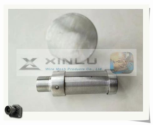 De oppoetsende van de de Pijpss316l 55mm Lengte van de Waterfilter Pijp van de de Wigdraad