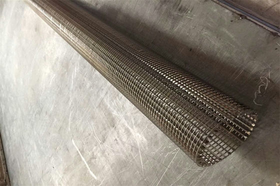DN 20 - 1000mm de Schermen 2000 Micron V van de Zandcontrole Pijp van het Draad de Spiraalvormige Gelaste Staal
