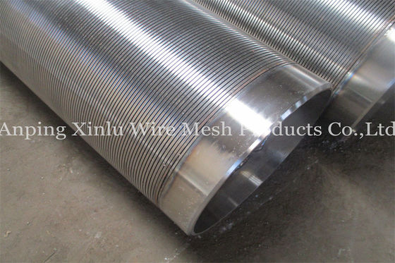 Self Cleaning Sand Control Screens Non Clogging Wedge Wire AISI 304 Pipe Galvanized