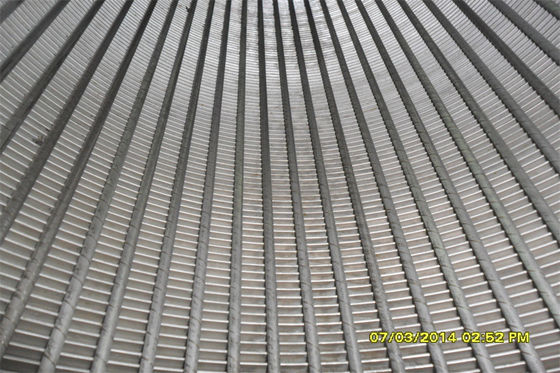 De verpakte Putfilter AISI 304 Filter 114mm van de Zandcontrole van de Wigdraad 168mm Diameter