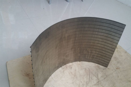 De Verwerking SS316L van Johnson Static Wedge Wire Screen Mineraal het Zeven het Schermnetwerk