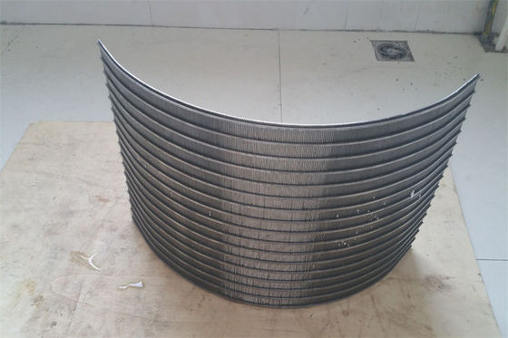 De Verwerking SS316L van Johnson Static Wedge Wire Screen Mineraal het Zeven het Schermnetwerk