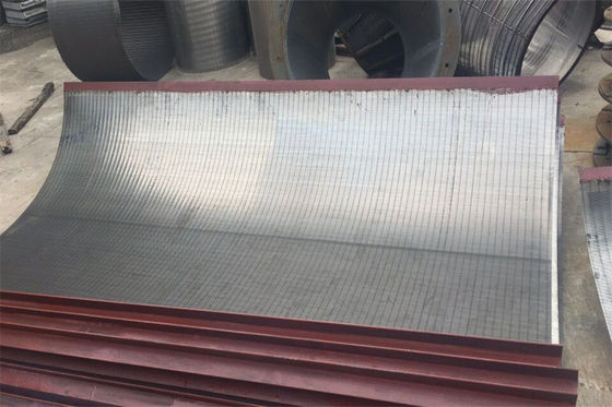 De Verwerking SS316L van Johnson Static Wedge Wire Screen Mineraal het Zeven het Schermnetwerk