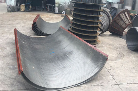 De Verwerking SS316L van Johnson Static Wedge Wire Screen Mineraal het Zeven het Schermnetwerk
