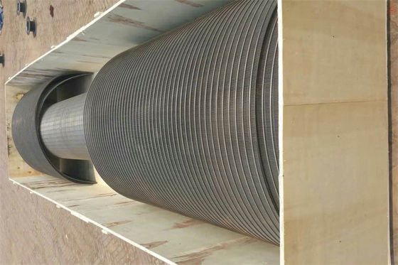 DSM 45° - 120° de Boog die van het de Trommelscherm van de Wigdraad Draadfilter Johnson Wedge Wire Screen zeven