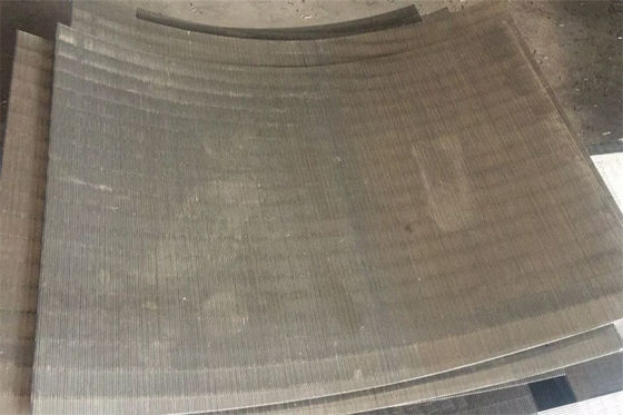 SS 304 304L het Scherm van het Schermjuice processing static wedge wire van de Zeeffilter