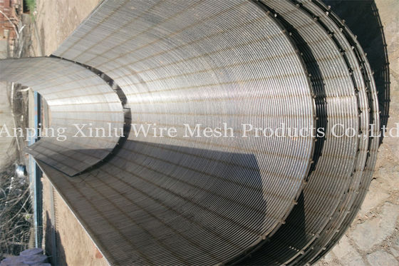 SS 304 304L het Scherm van het Schermjuice processing static wedge wire van de Zeeffilter