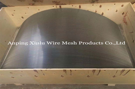 0.75mm Groef V Draad Johnson Sieve Bend Screen 900 x 1300 met Kader 5 x 20mm
