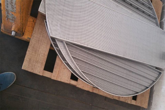 De Netten van de het Roestvrije staalsteun van Lautertun wedge wire screen panel SS304