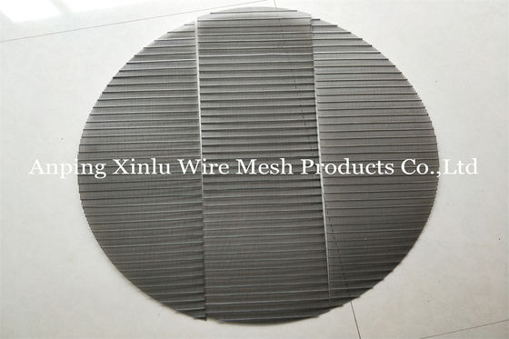 De Netten van de het Roestvrije staalsteun van Lautertun wedge wire screen panel SS304